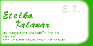etelka kalamar business card